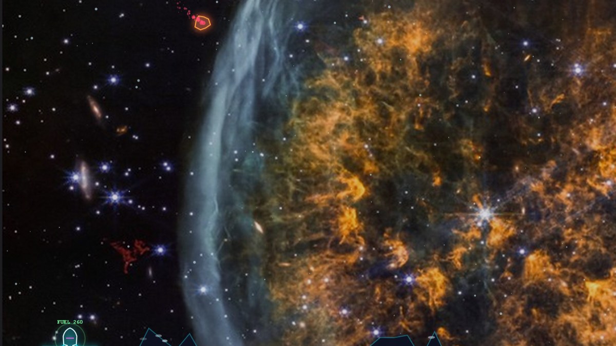 Screenshot preview of Astro Lander Storm Run gameplay